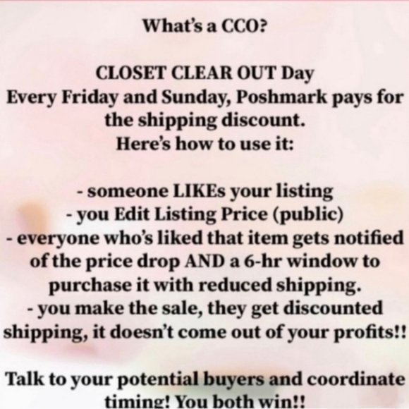 Closet Clear Out SAVE 10% OR MORE - Picture 2 of 2